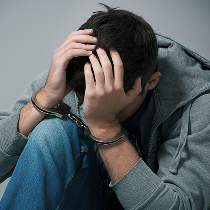 juvenile in handcuffs